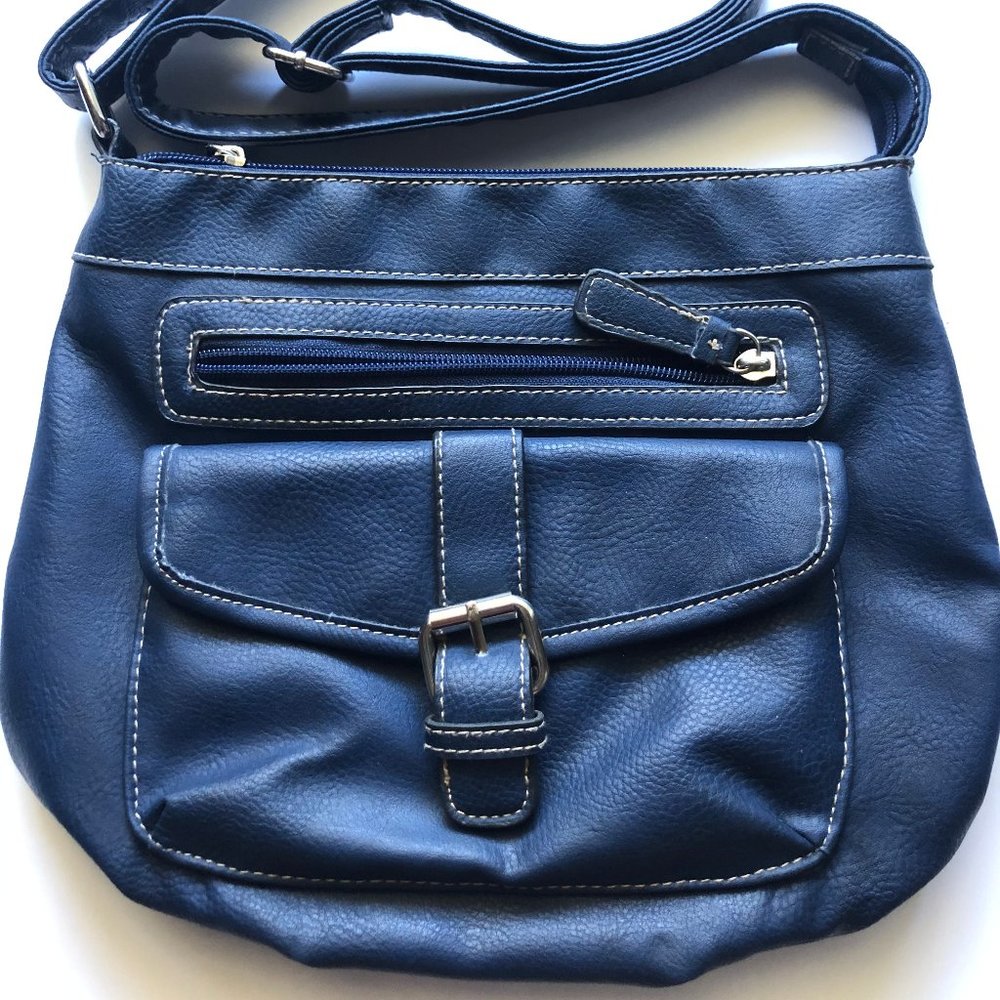 Croft & Barrow Blue Gray Crossbody